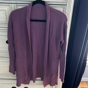 Lululemon mauve cardigan, size 4
